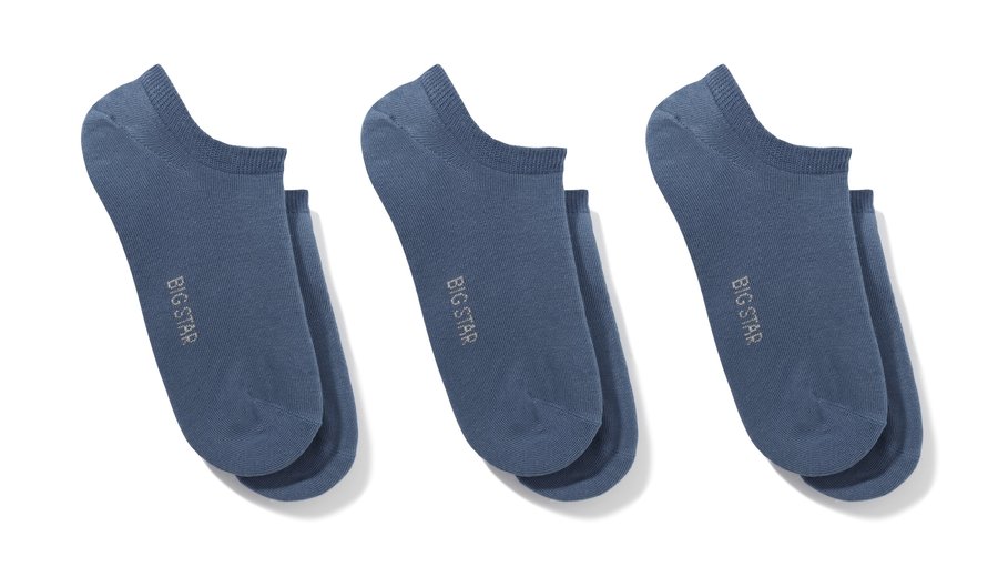 Stopki unisex bawełniane trójpak Cole 401 BIG STAR