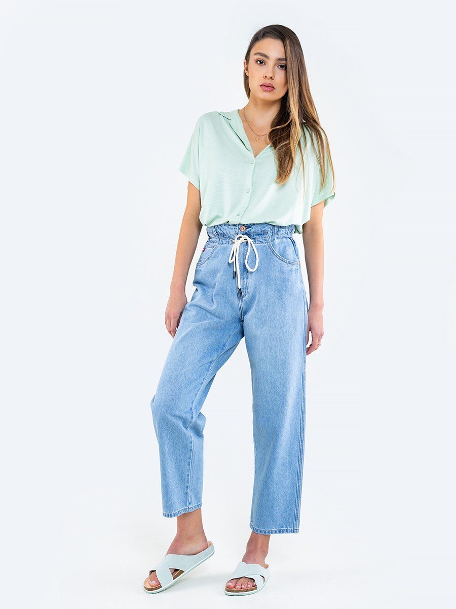 Spodnie jeans damskie o luźnym kroju Zoey 185 BIG STAR