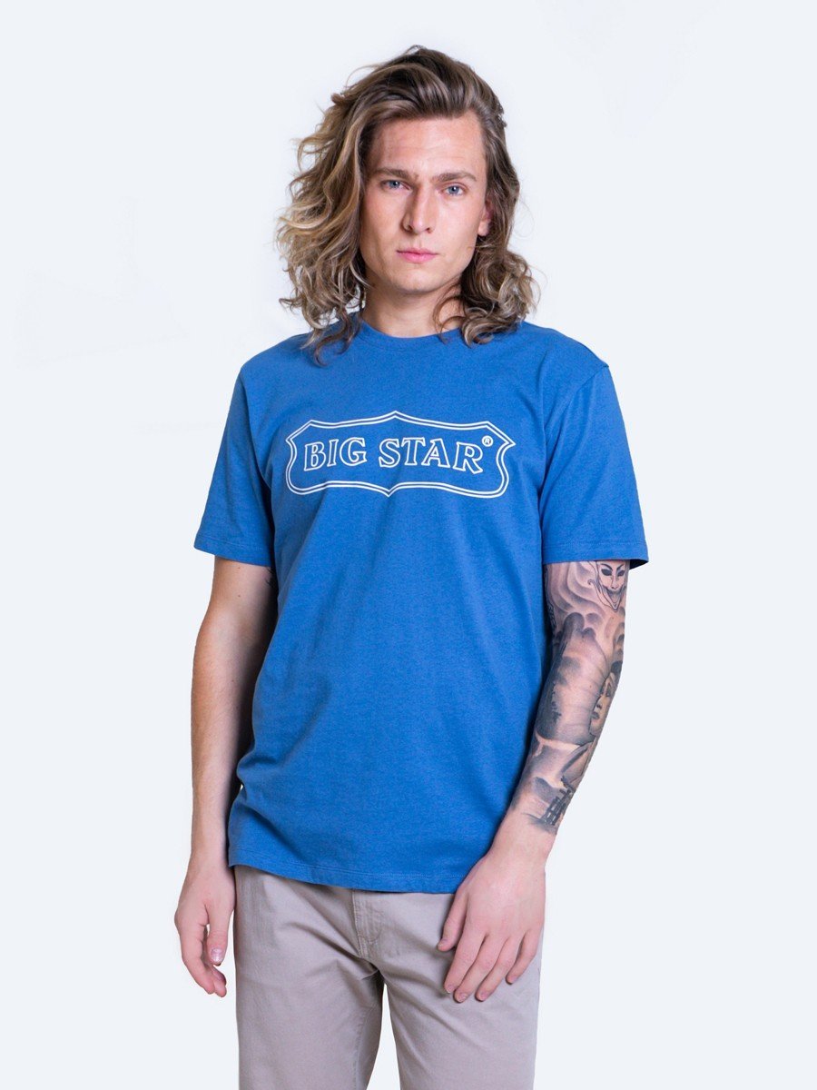 BIG STAR Koszulka męska z nadrukiem 3D Bjorn 402