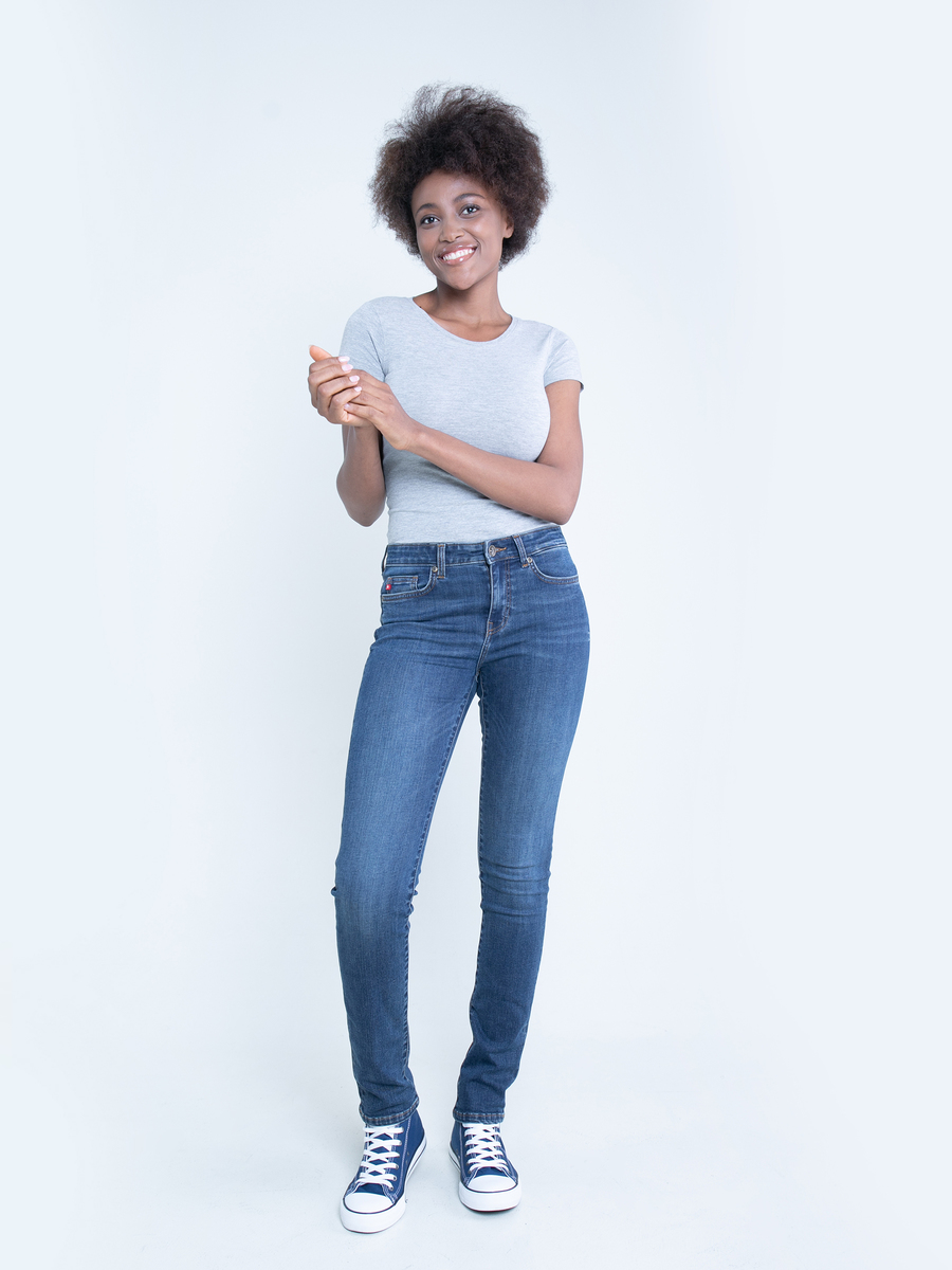 Spodnie jeans damskie Adela Straight 450 BIG STAR