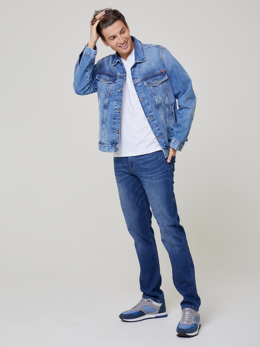 BIG STAR Spodnie jeans męskie dopasowane Rodrigo 395