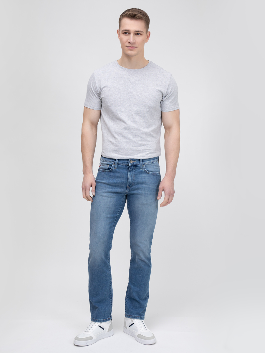 BIG STAR Spodnie jeans męskie dopasowane Terry 230