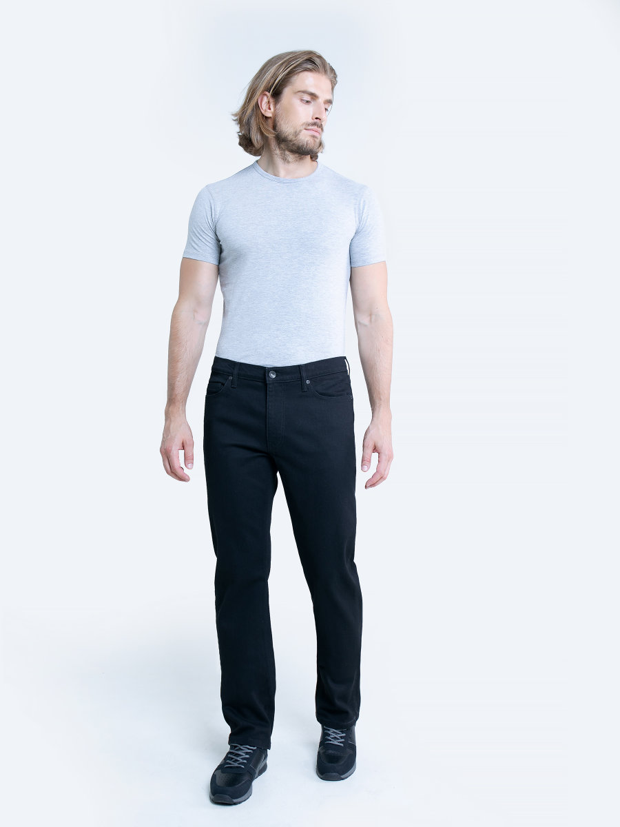 BIG STAR Spodnie jeans męskie czarne Colt 901