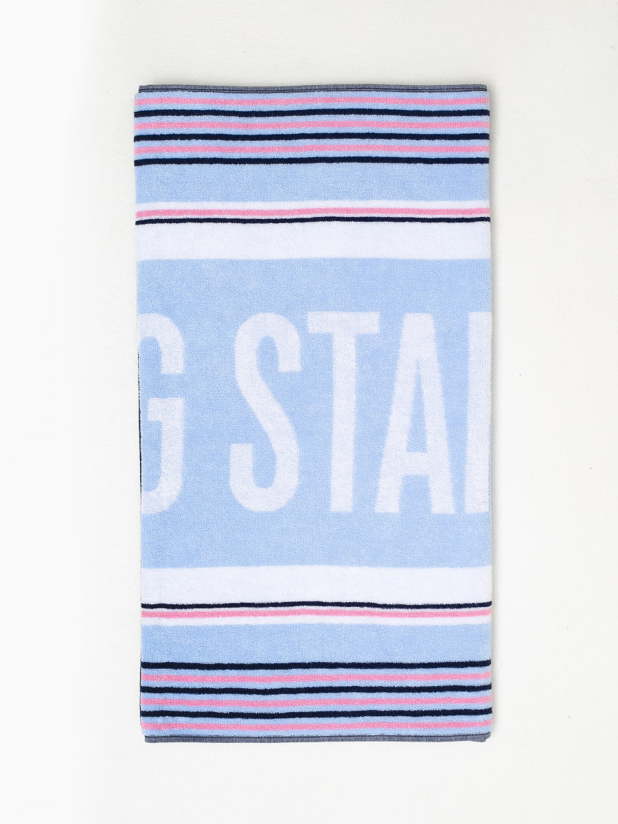 Ręcznik kąpielowy z logo Big Star niebieski Lee 400 BIG STAR