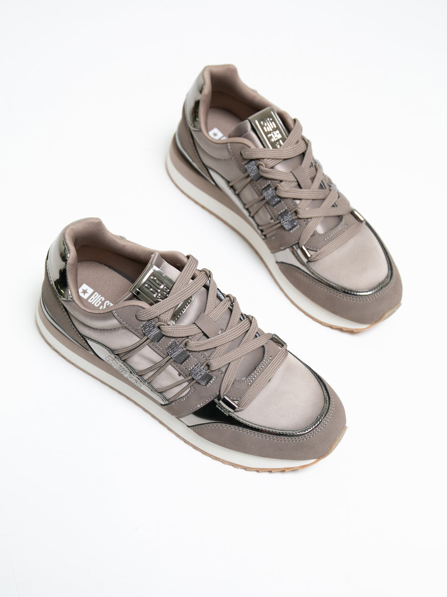 BIG STAR Buty damskie sportowe szare KK274112 902