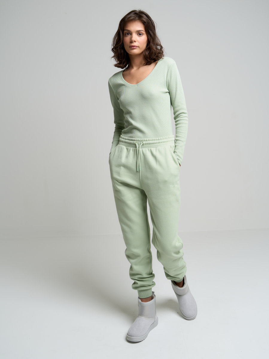 BIG STAR Spodnie dresowe damskie zielone Foxie 301