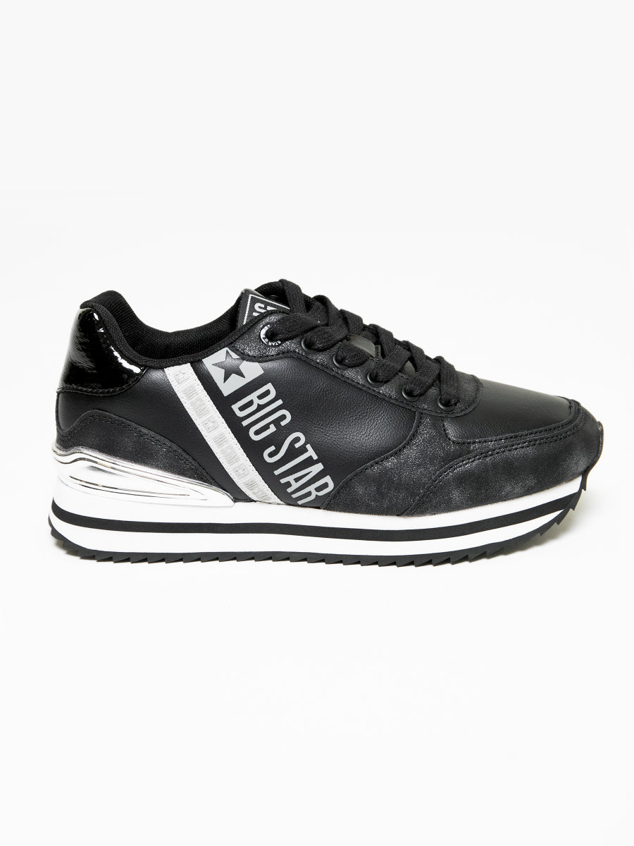 BIG STAR Buty damskie sportowe czarne KK274438 906