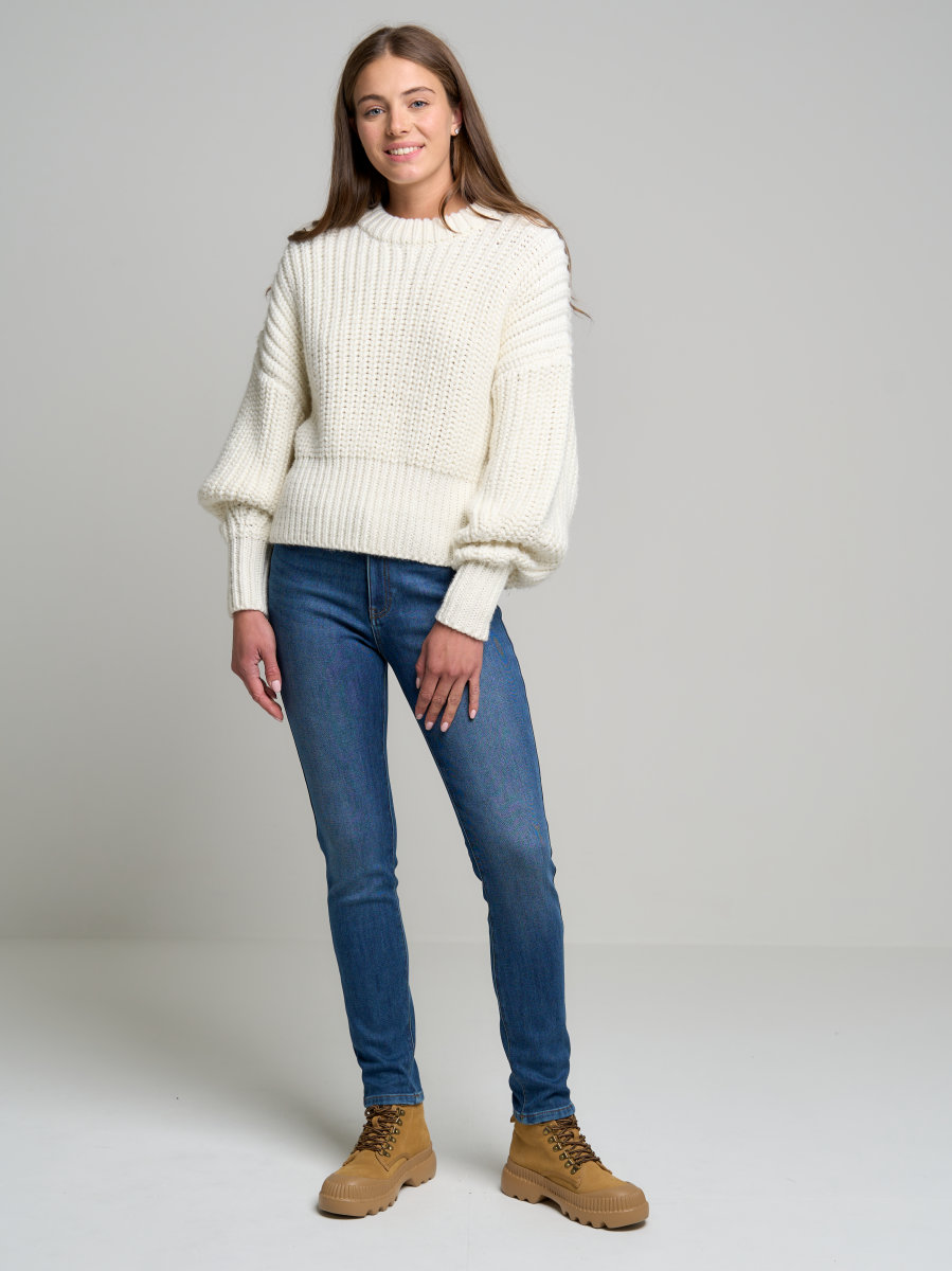 Spodnie jeans damskie ocieplane Tatiana 343 BIG STAR