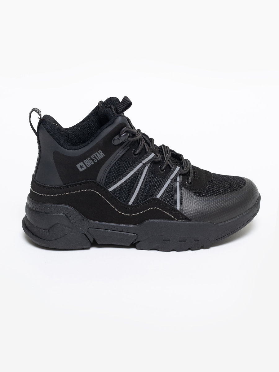 Buty damskie trekkingowe czarne KK274218 906 BIG STAR