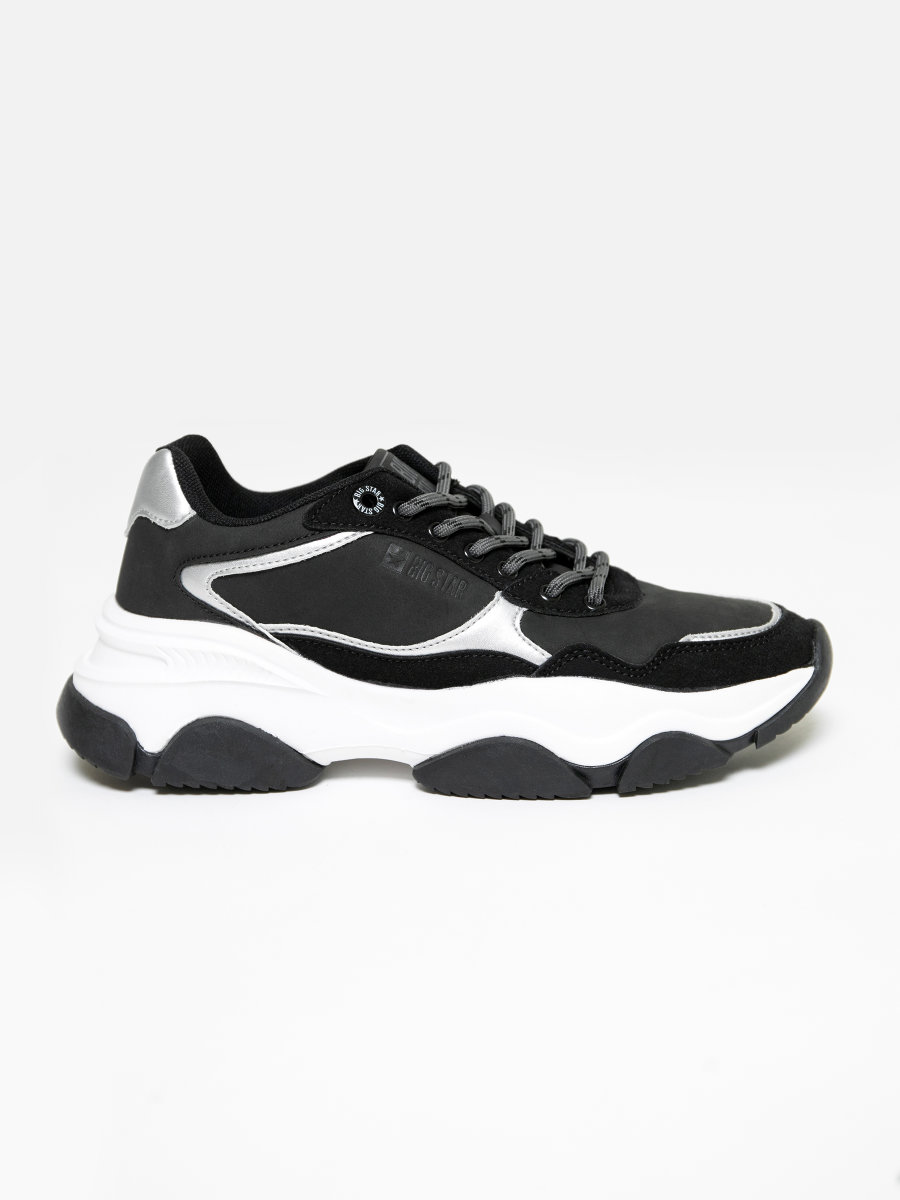 Buty damskie sportowe czarne KK274383 906 BIG STAR
