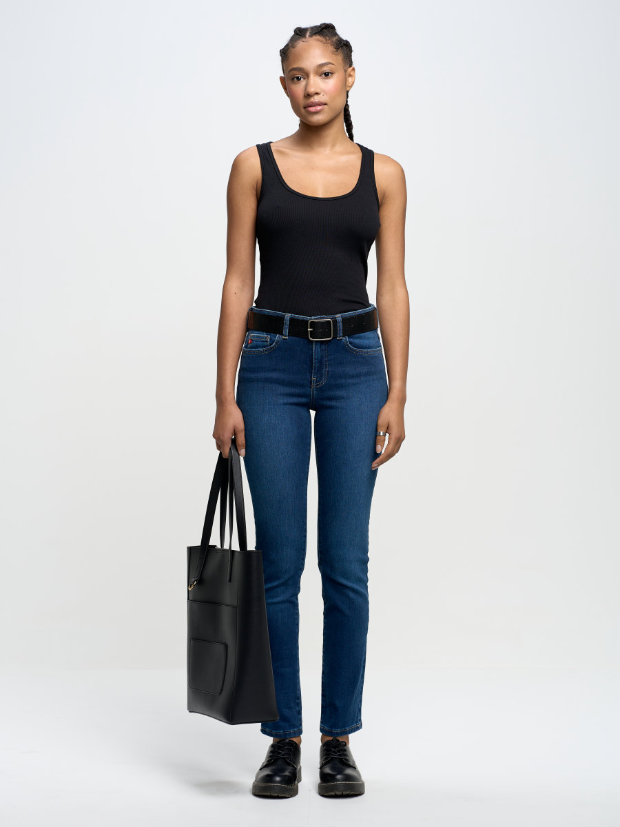 Spodnie jeans damskie Adela Straight 358 BIG STAR