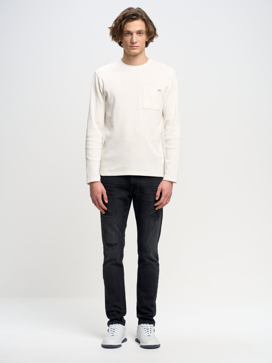 Spodnie jeans męskie czarne Terry Carrot 959 BIG STAR