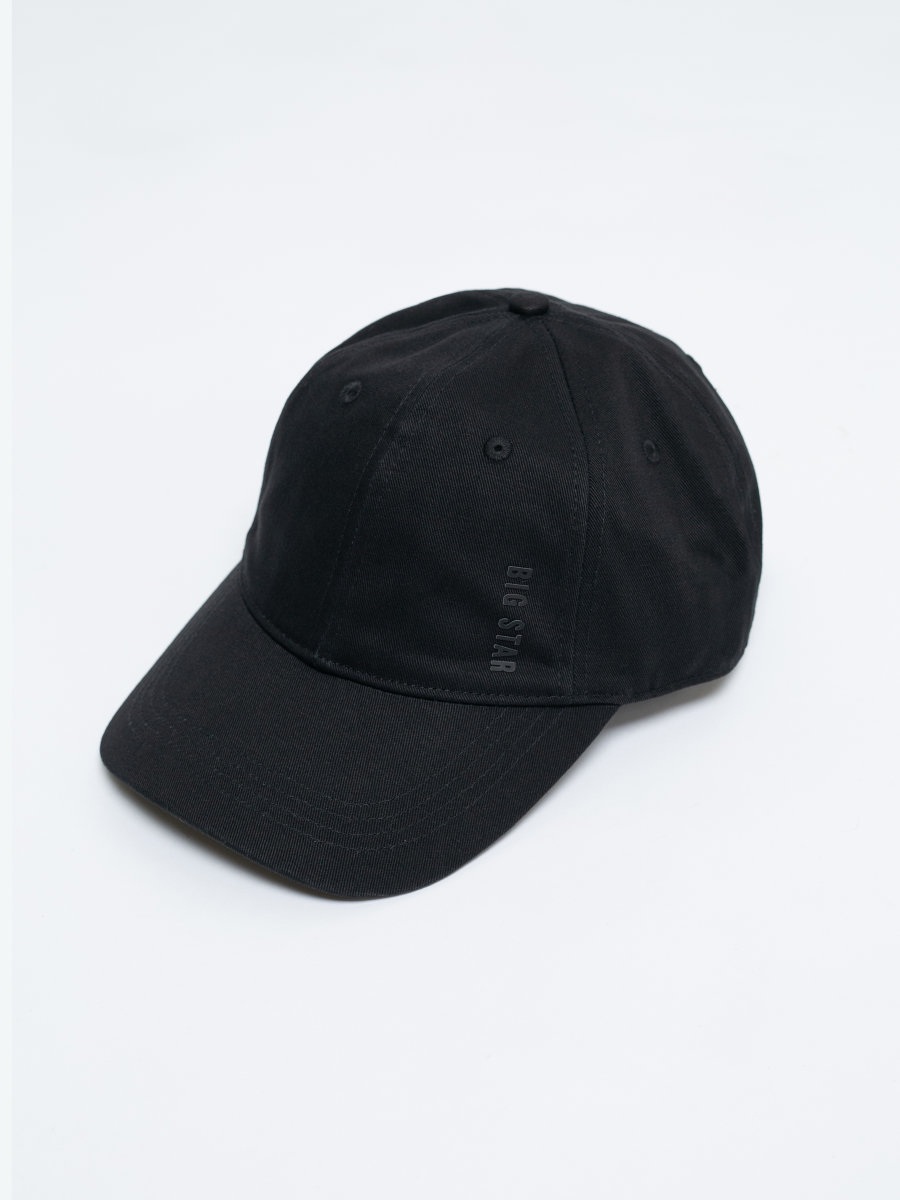 Czapka unisex z daszkiem czarna Julio 906 BIG STAR