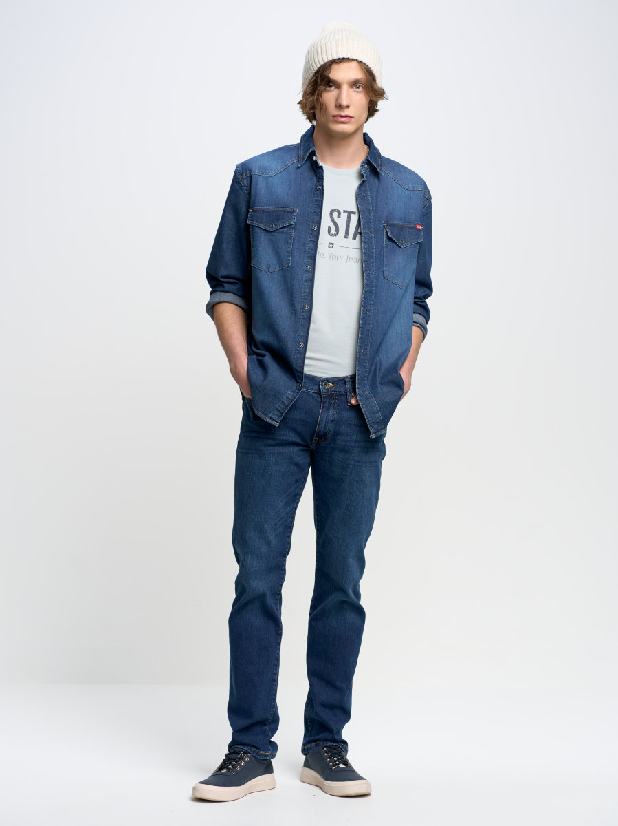 Spodnie jeans męskie dopasowane Tobias 401 BIG STAR
