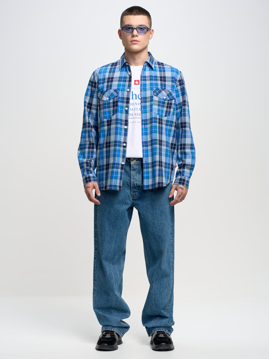 Spodnie jeans męskie loose z linii Authentic Silvermine 400 BIG STAR