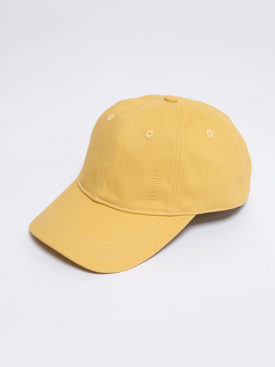 Czapka unisex z daszkiem żółta Julio 201 BIG STAR