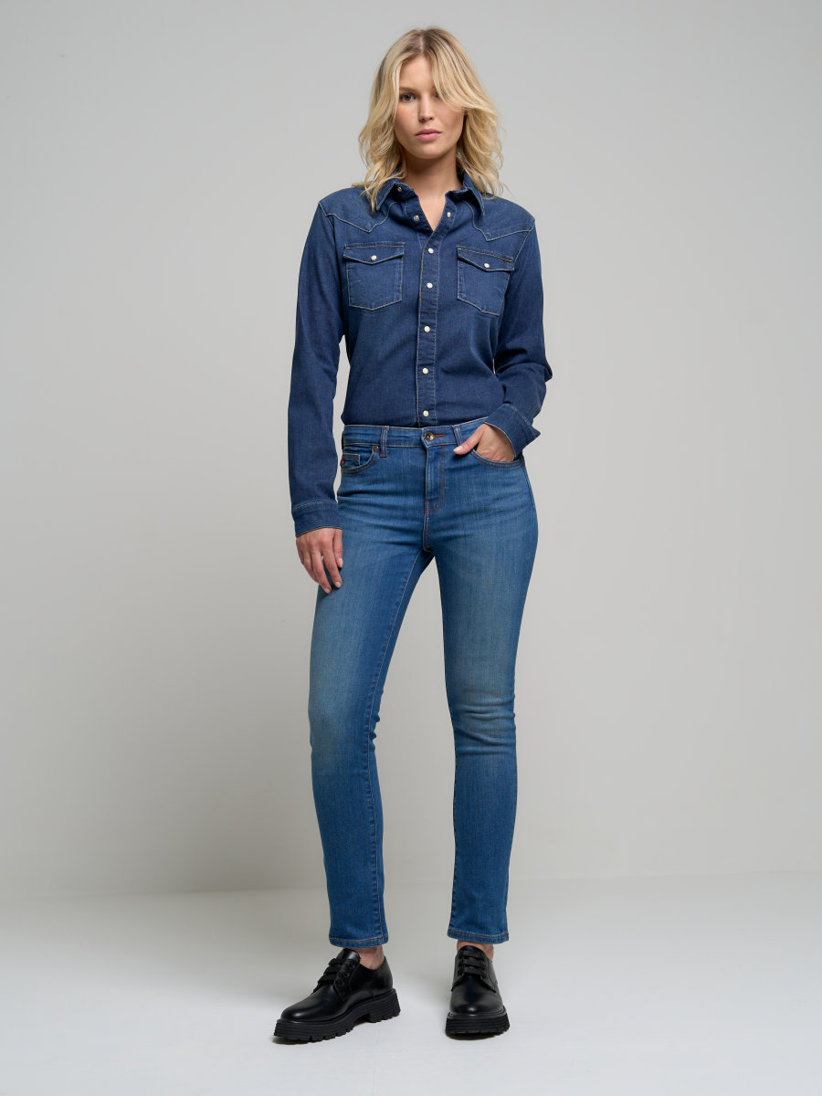 Spodnie jeans damskie Adela Straight 440 BIG STAR