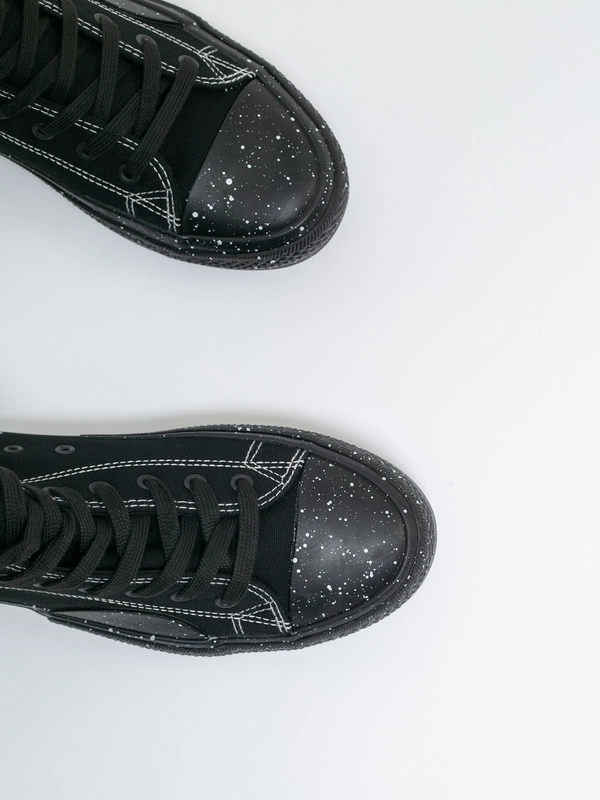 Trampki męskie wysokie czarne LL174022 906