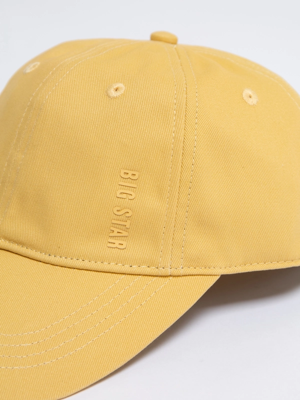 Czapka z daszkiem żółta Julio 201