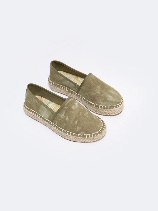 Espadryle damskie khaki LL274853 303