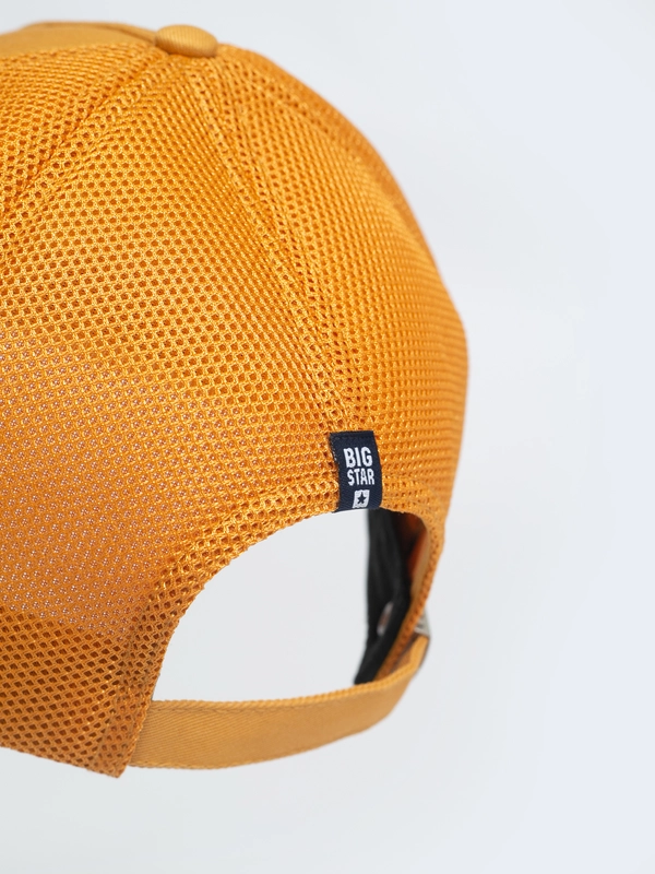 Czapka męska z daszkiem pomarańczowa Kiko 700