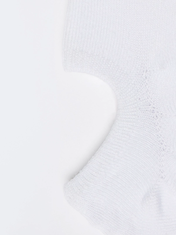 Stopki bawełniane białe Levano 101