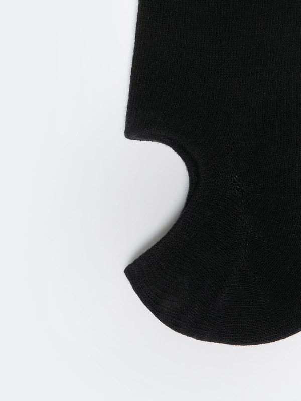 Stopki bawełniane czarne Levano 906