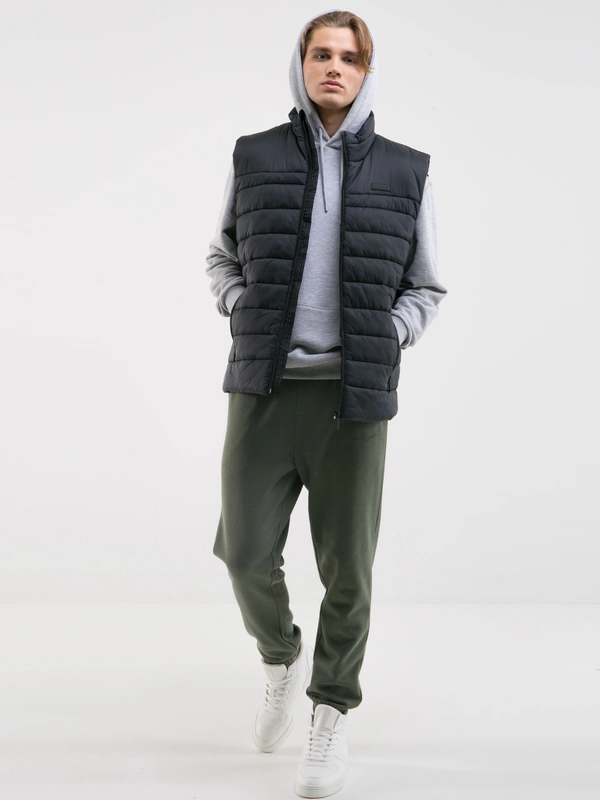 Kamizelka męska pikowana czarna Legelan 906