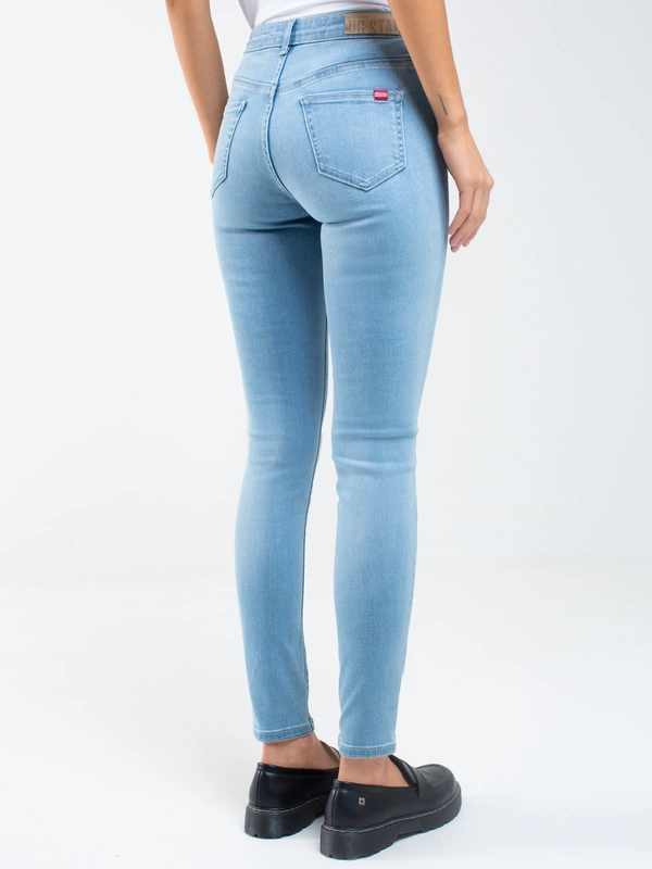 Jeansy damskie skinny jasnoniebieskie Adela 105