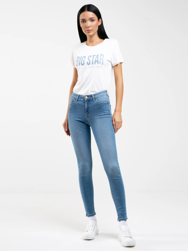 Jeansy damskie skinny niebieskie Adela 367