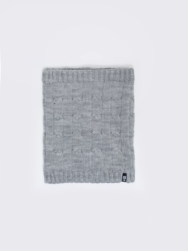Komin dzięcięcy unisex z dodatkowym ociepleniem szary Foliani 901/ Foli 901/ Foliandi 901