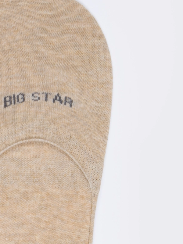 Stopki damskie bawełniane beżowe Abierta 801