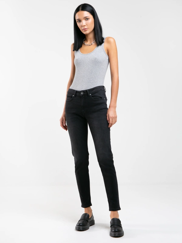 Jeansy damskie ciemnoszare Maila 896