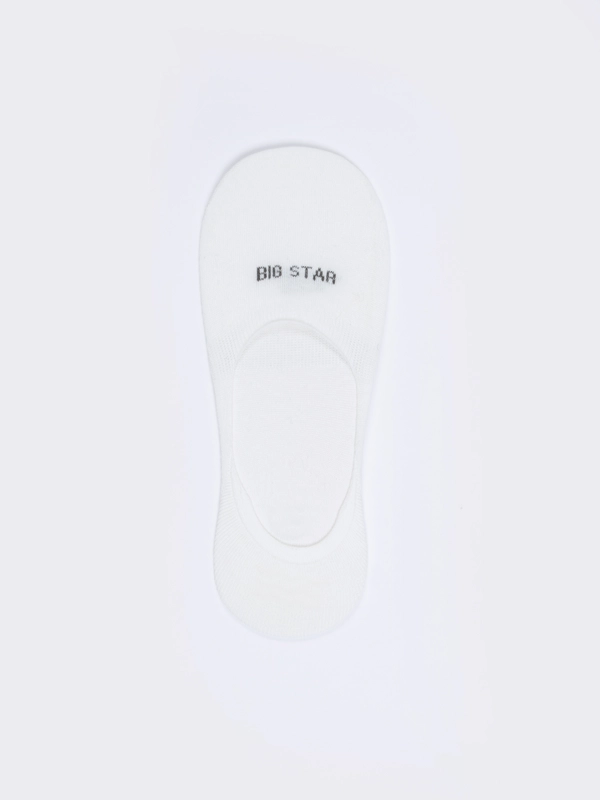 Stopki damskie bawełniane białe Abierta 101