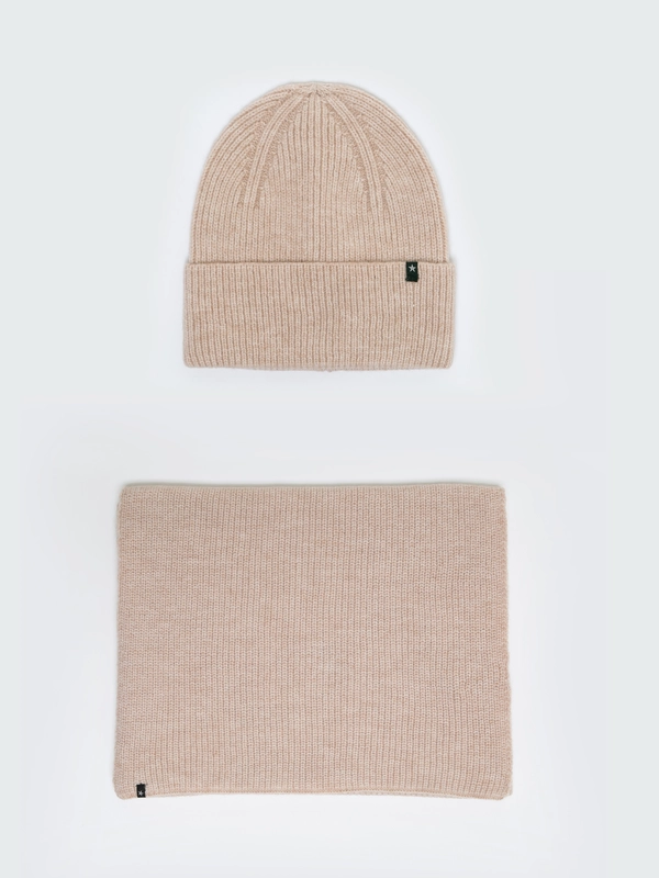 Szalik damski beżowy Rosebel 801/ Roseline 801/ Basila 801