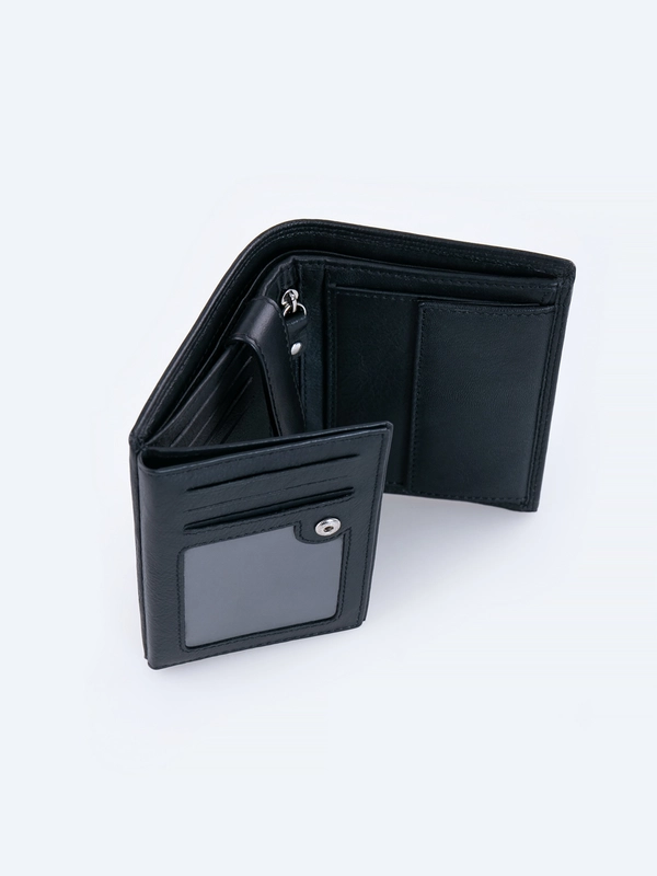 Portfel męski skórzany czarny 3155 900