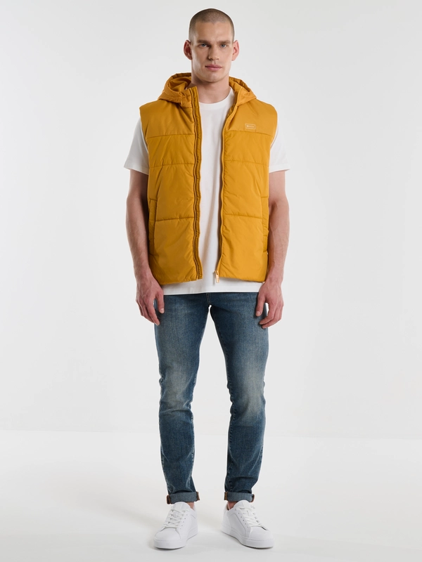 Jeansy męskie z przetarciami granatowe Ervad 750