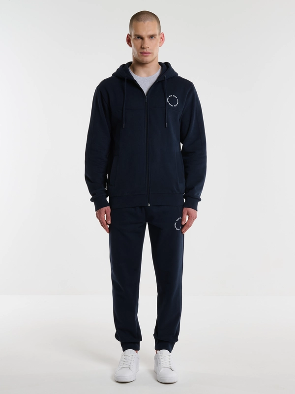 Bluza męska z kapturem granatowa Ajron 403/ Kersyn 403