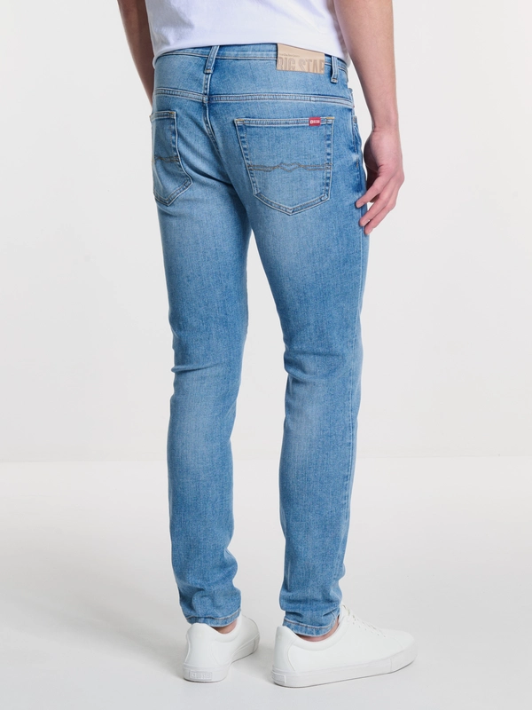 Jeansy męskie skinny jasnoniebieskie Deric 238