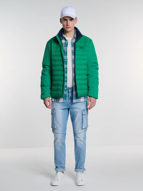 Jeansy męskie typu cargo błękitne Ian 217