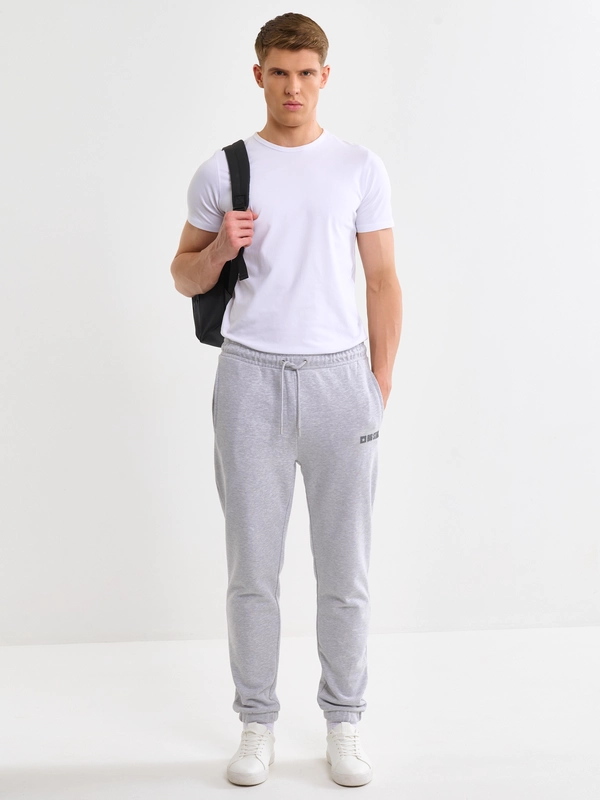 Spodnie męskie dresowe szare Brutus 901