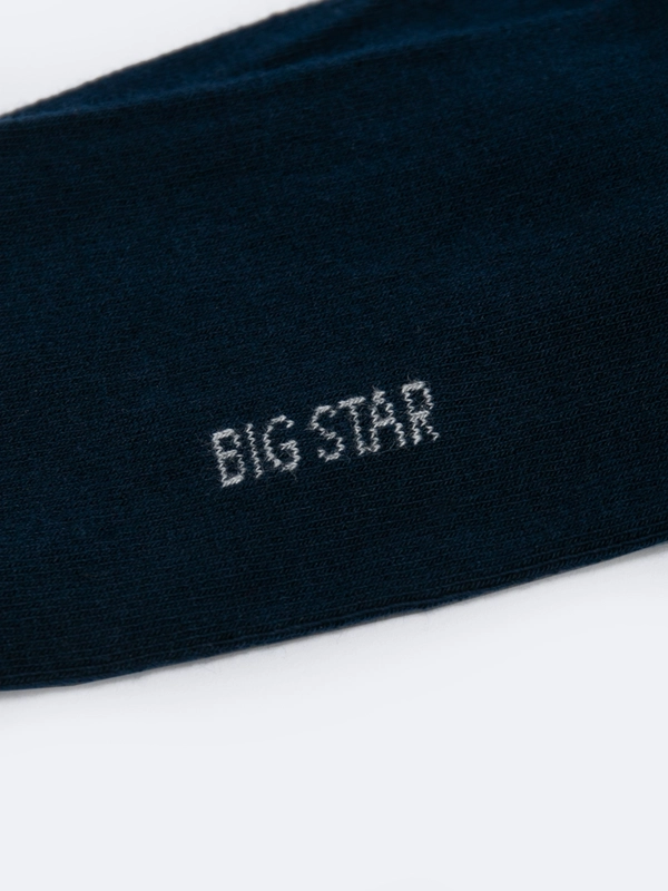 Skarpety męskie bawełniane granatowe Longi 403