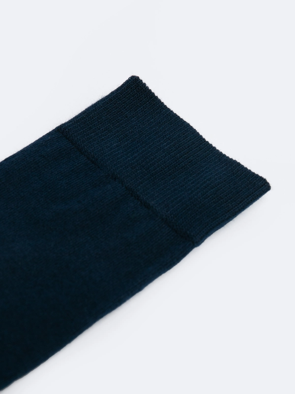Skarpety męskie bawełniane granatowe Longi 403
