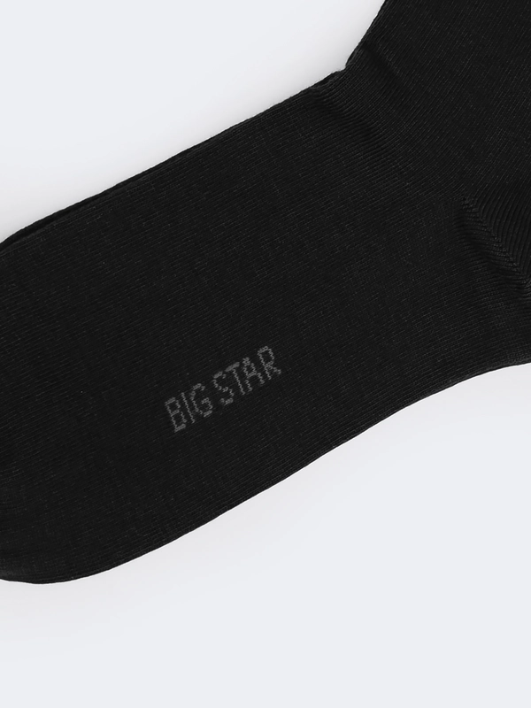 Skarpety męskie bawełniane czarne Longi 906