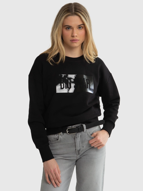 ID-ONE FR-EX　158cm Bluza damska z aplikacją czarna Oneidea 906 - Kolor: Czarny