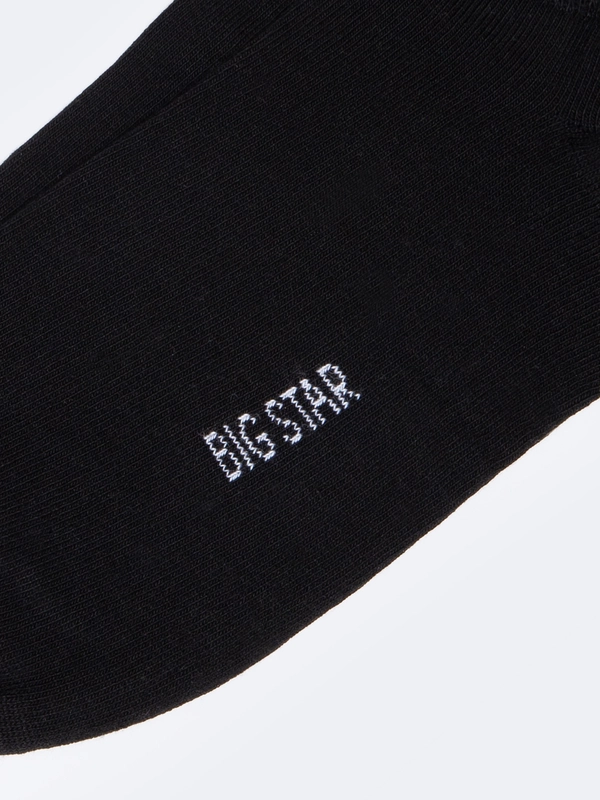 Stopki damskie bawełniane czarne Lowena 906