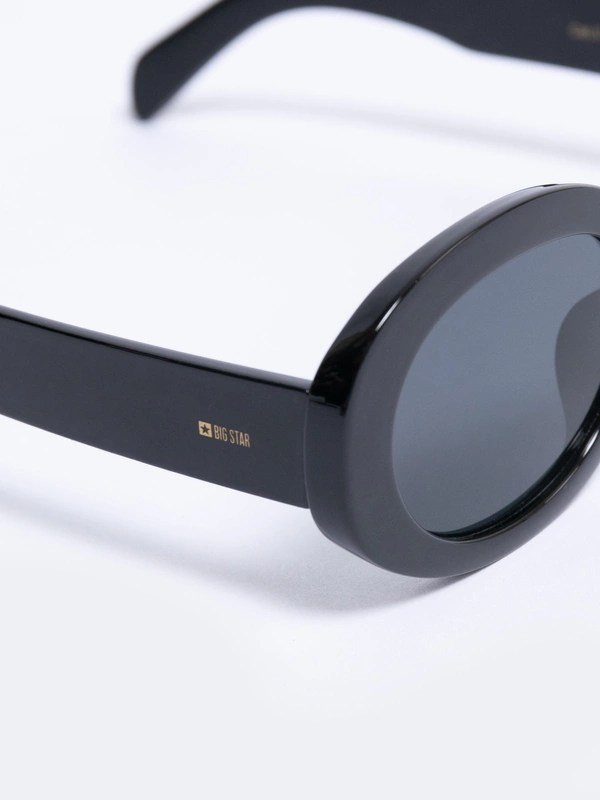 Okulary przeciwsłoneczne damskie czarne Kuni 906