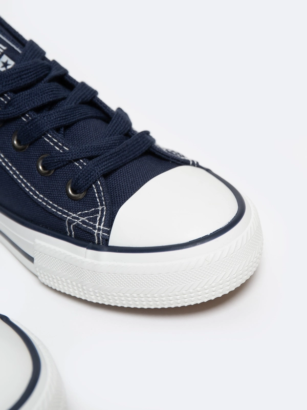 Trampki damskie niskie granatowe JJ274A531 403