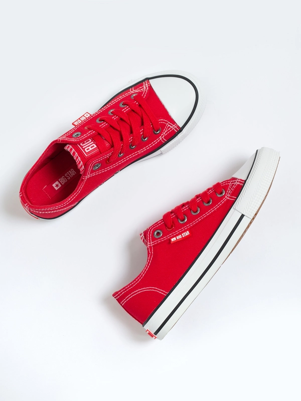 Trampki męskie niskie czerwone JJ174609 603