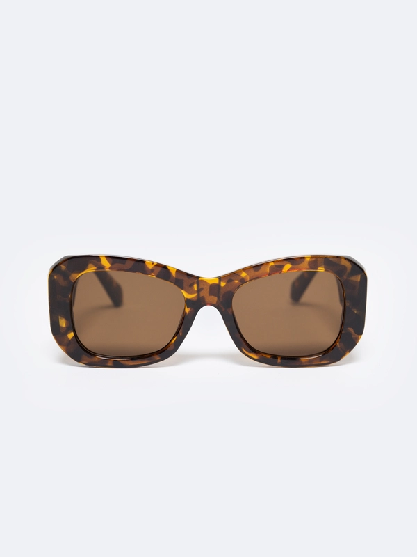 Okulary przeciwsłoneczne damskie brązowe Mitrana 803